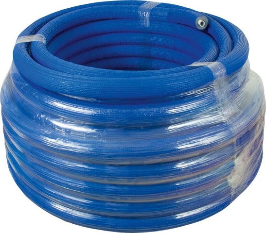 multitubo systems Alu-Verbundrohr blaue Dämmung S13 Ø16x2,0mm, VPE50m NEU