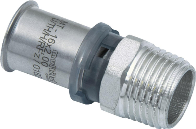 multitubo systems Press-Übergangsnippel Ø75mm-DN65 (2 1/2"") AG, verzinnt NEU