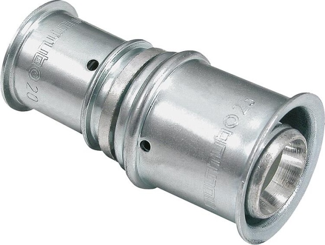multitubo systems press coupling, reduced Ø75-Ø50mm, tin-plated NEW