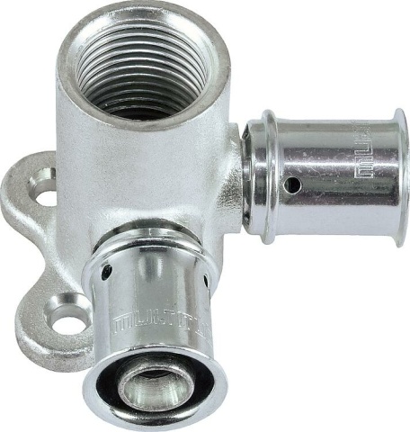 multitubo systems Press double wall disc Ø20mm-DN15 (1/2")-Ø20mm female thread NEW