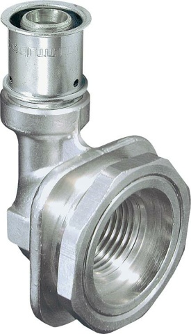 multitubo systems Press-UPS-muurdoorvoer Ø16 mm-DN15 (1/2"") binnendraad, vertind NIEUW