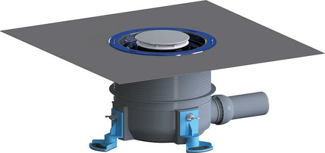 Dallmer ORIO DallBox shower tray drain, chrome-plated cover, DN50 (2") NEW