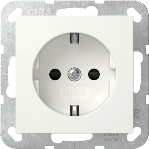 Gira Schuko socket, System 55, increased touch protection NEW