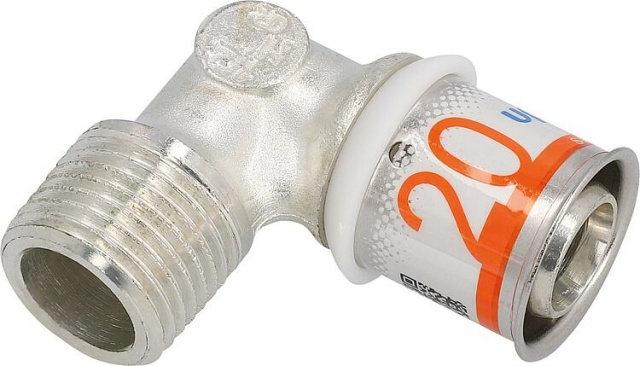 Kątownik Uponor S-Press PLUS Ø20 mm-DN15 (1/2"") AG NOWY