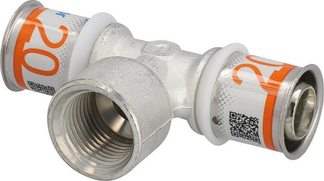 Uponor S-Press PLUS T-stuk Ø25 mm-DN15 (1/2") - Ø25 mm IG NIEUW