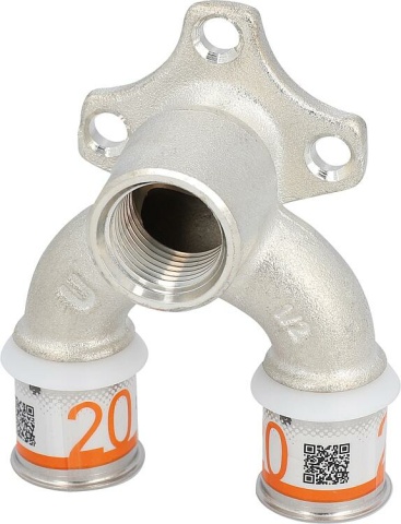 Uponor S-Press PLUS U-wall disc Ø16mm-DN15 (1/2")–Ø16mm female thread NEW