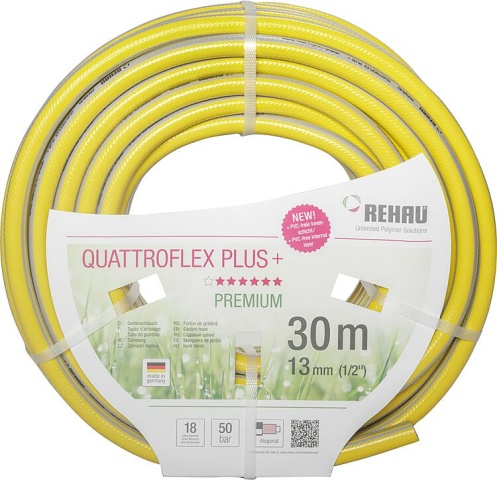 Rehau Wasserschlauch QUATTROFLEX plus+ DN20(3/4"") 19 mm, Länge 25m NEU