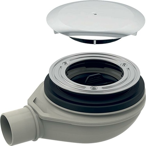 Geberit Duschwannenablauf Ø90 mm mit Ablaufdeckel, Sperrwasserhöhe 30 mm NEU