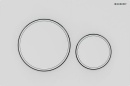 Geberit Sigma 20 flush plate, matt white lacquered, white...