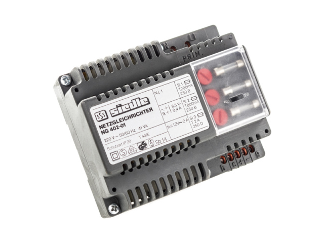 Siedle NG 402-01 Netzgleichrichter Sprechanlage Netzgerät Netztrafo