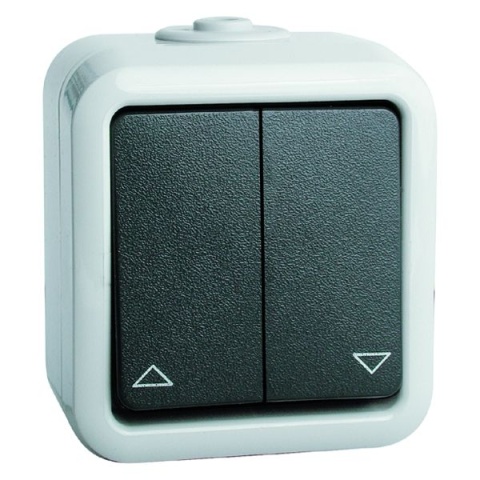 PEHA D 629 T WAB double push button grey 00390911 NEW