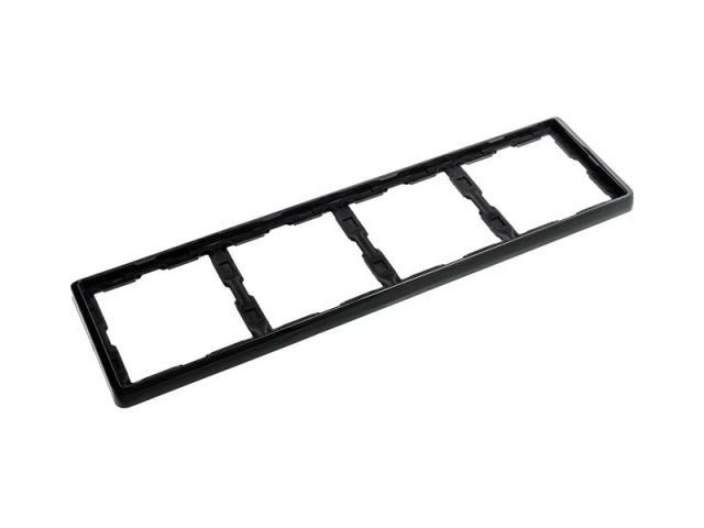 PEHA D 95.574.19 Dialogue frame 4x deep black 5 00847011 NEW