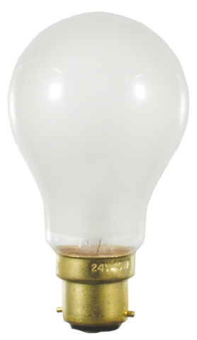 Scharnberger+Has. Allgebrauchslampe B60x105 B22d 260V 25W matt 40792 NEU