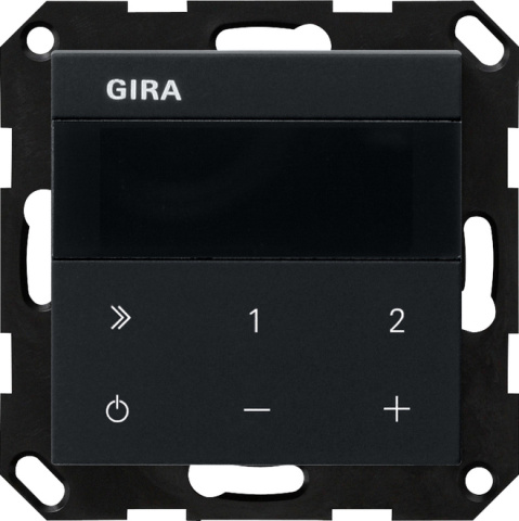 Gira radio empotrable IP negro 2320005 NUEVO