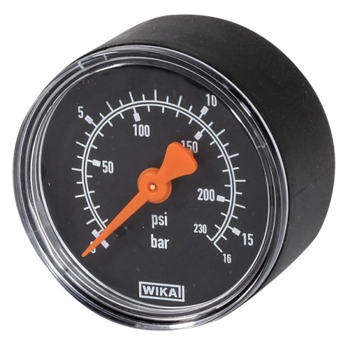 Resideo M74CS-A16 Manometer 0-16 bar Anschluss hinten NEU