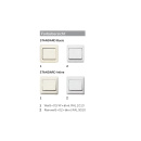 PEHA D 80.574.03 Cadre standard quadruple blanc ancien (RAL1013) Inline 00183411 NEUF