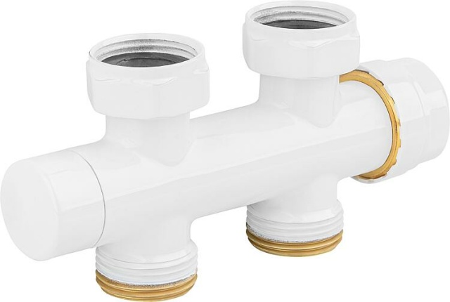 Blocco valvola termostatica APM 344TB bianco DN20 (3/4""), diritto passante NUOVO