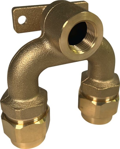 Boacraft AQA+ Raccord dextrémité DN15 (1/2") x rondelle double paroi Rp 3/4" NOUVEAU