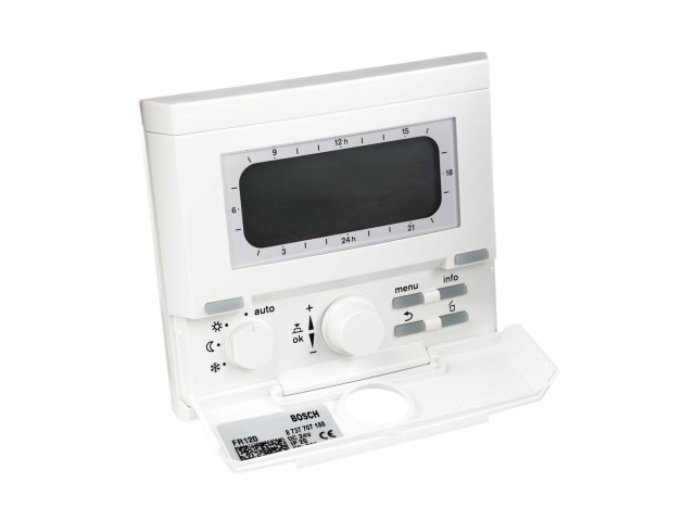 Bosch FR120 room thermostat with solar control 8737707188 NEW
