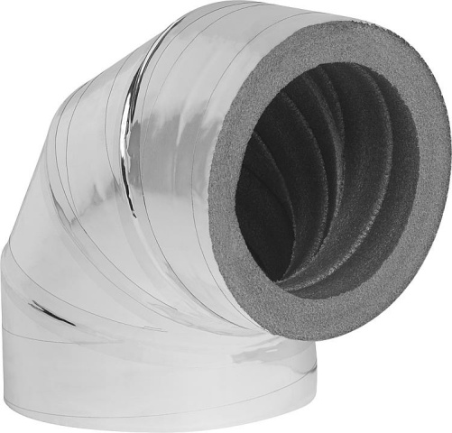 ISOflexa Dämmbogen 90°, DN200 mit Alubeschichtung, 20mm Wandst. NEU