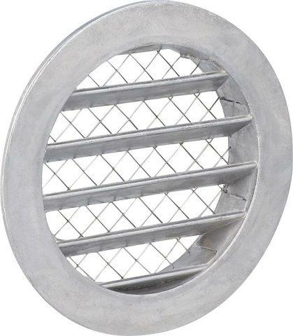 ISOflexa Weatherproof Round Ventilation Grille. Aluminum DN 200 NEW