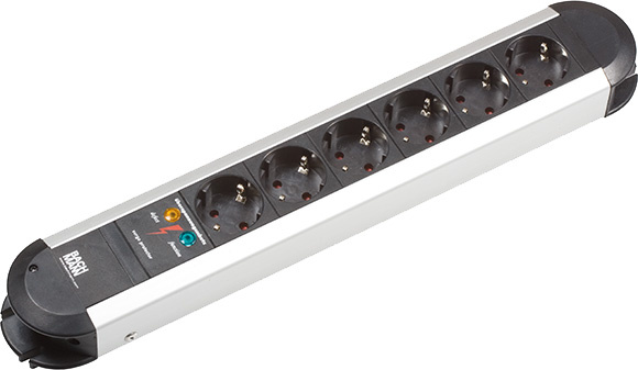 Bachmann multiple socket outlet 6f. 6xprotective cover •SS 331.014 NEW