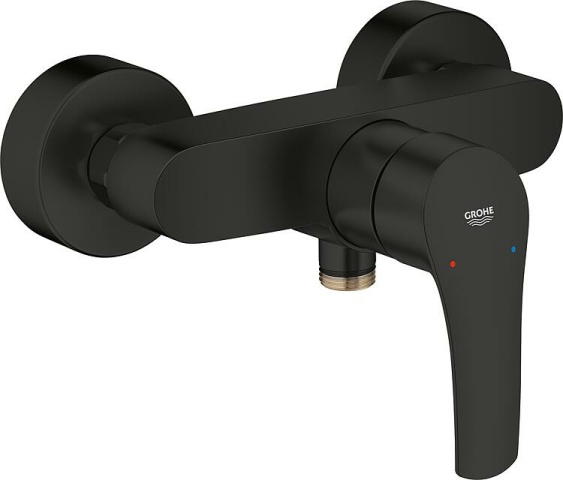 Grohe Wall-Mounted Shower Mixer Eurosmart, Projection 61 mm, Matte Black NEW