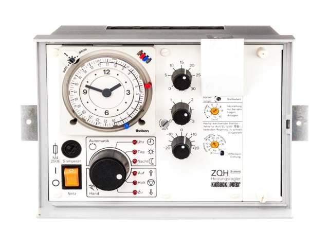 Kieback & Peter ZQH0 ohne Modul FD1 mit Analoguhr