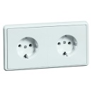 PEHA D 95.6512/3.02 Dialog Steckdose SCHUKO 2fach...