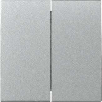 Gira rocker switch 2f F aluminium 329526 NEW