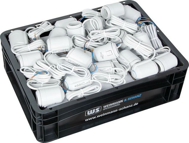 Vorteilspaket Stellantrieb, 230V M30x1,5, 40-teilig, +WS Box gratis! NEU