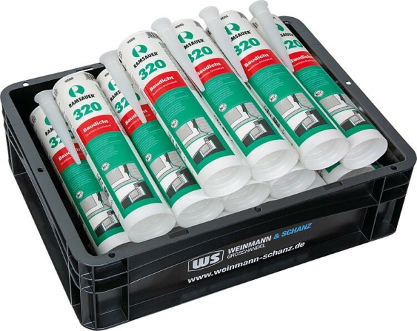 Ramsauer paquete ventaja WS + Ramsauer, Baudicht híbrido sellador blanco 320, 310 ml / 20 uds + gratis WS CAJA NUEVO