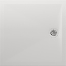 Brodzik Evenes Ciron 800x23x800 mm odlew mineralny biały...