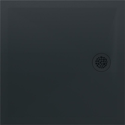 Evenes Duschwanne Ciron 1000x23x1000 mm Mineralguss anthrazit NEU