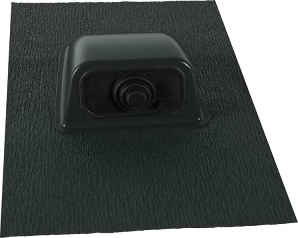 Eisedicht Rohrdurchführung AufdachDICHT Einzeldurchführung 10-55mm/2-10mm, schwarz NEU