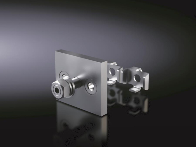 Rittal Anschlussplatte+Bolzen SV 9676700 M12 Flat-PLS NEU