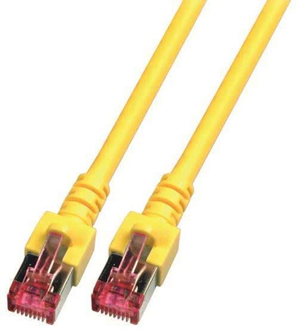 SCHK Câble patch jaune 25,0m Cat6 S/FTP PK6SFTPGE-25 NOUVEAU