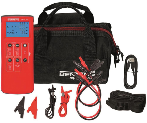 Benning PV 1-1+ PV-Inststester.messwertspeicher 05042101 NOUVEAU