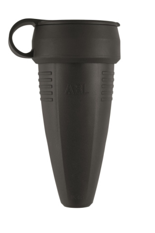 ABL Rubber Schuko Coupling 100000049 (TPE) black Sleeve IP44 NEW