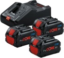 Zestaw akumulatorów BOSCH 18 V, 3x akumulatory...