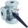 Resideo DR65GFLA miscelatore rettilineo a tre vie DN 65 kvs 63,0 con attacco flangiato NUOVO