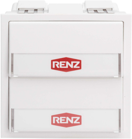 Renz Metallwaren. Klingelmodul mit 2 Klingeltaster 97-9-85270 ws NEU