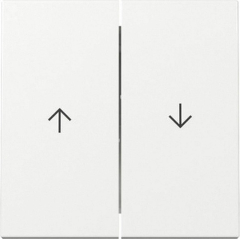 Rocker + arrow symbol GIRA System 55 pure white glossy, 1 piece NEW