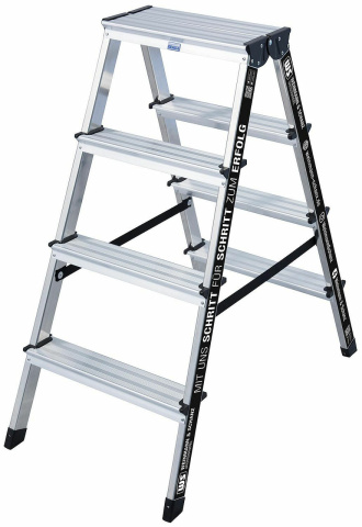 Double stepladder WS, length 0.95 m, steps 2 x 4 NEW