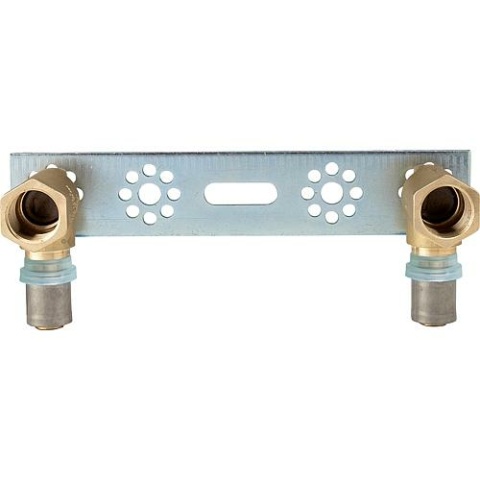 Evenes press fitting for MSVR mounting plate with 2 fittings 16x2mm-1/2, TH contour NEW