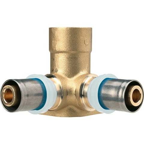 Evenes press fitting for MSVR double wall bracket short 20x2mm-1/2-20x2mm, TH contour NEW