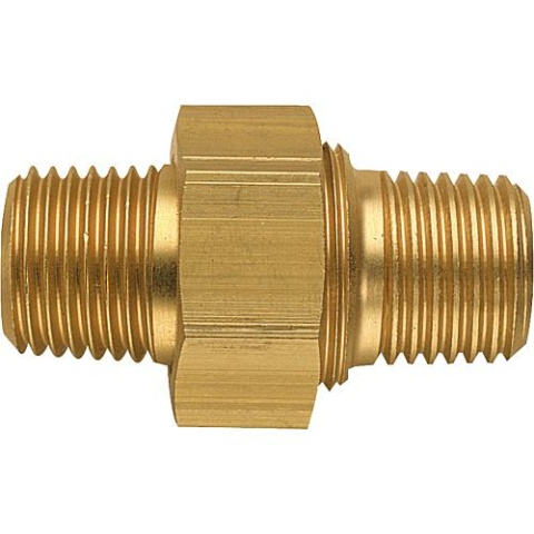 Mamelon double ""détachable"" R 3/4""x R 3/4"" NOUVEAU