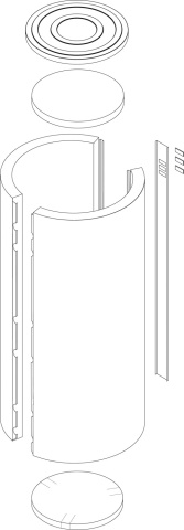 Junkers 87185444920 Thermal insulation buffer cylinder 1000-5/120 NEW