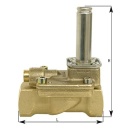 Electroválvula servoaccionada Danfoss tipo EVSI 15 G 1/2 WBD sin bobina 032U7115 NUEVO