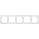 Berker Cadre 10158989, 5x S.1 blanc polaire, brillant, 1...